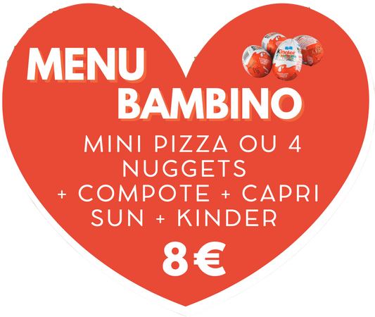 MENU BAMBINO